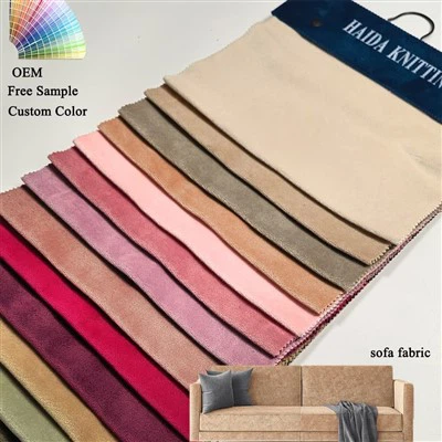 Meka plišana somotna tkanina