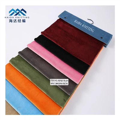 Čvrsta boja minky tkanina